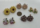 Vintage Colorful Faux Pearl Mixed Variety Screw Back Earring Lot, 39.2g — photo 2