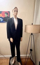 Vintage 60  s First Nighter Tuxedo Suit w/Suspenders  Cummerbund 44 Chest