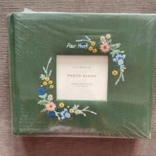 Rifle Paper Co Wildwood Embroidered Heirloom Photo Album NEW - Ships out Fast