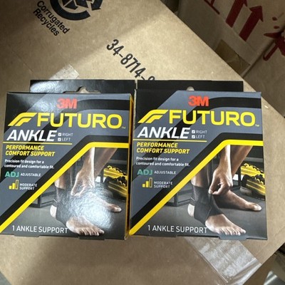 2 Pack: 3M Futuro ANKLE Comfort Support Adjustable Moderate Support (0623) E2D