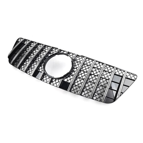 GTR Style Front Bumper Hood Diamond Grille For Benz ML Class W164 2009-2012 - Foto 8 di 15