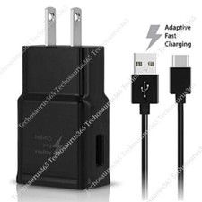 Adapter Fast Charger Type C With Phone Charging Cable For Samsung Galaxy Android