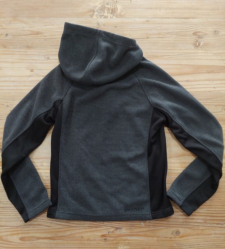 Spyder Outbound Mens 1/4 Zip Pullover Hoodie Sweater Jacket Gray Black Sz Small - Picture 2 of 8