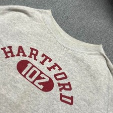 60s Champion Vintage Sweatshirt Runtag Dye-in Print Size EX L 46-48 Super Rare