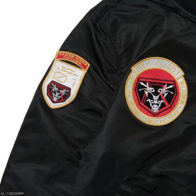 Shin Kamen Rider 1 ALPHA LIGHT MA-1 NATUS Jacket L size Japan