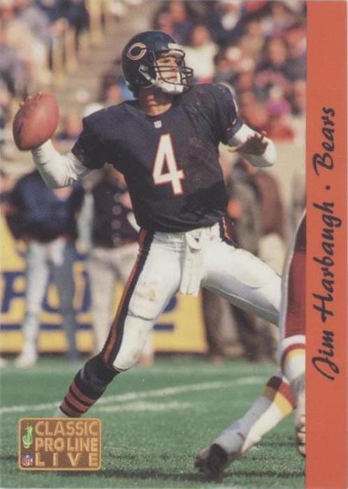 1993 Classic Pro Line Live Jim Harbaugh #25 - 1 of 2