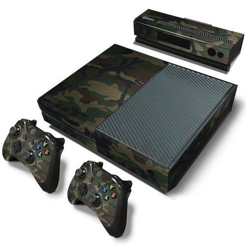 Camouflage Skin Sticker For Xbox ONE Console Controller + Kinect Decal Vinyl - Picture 1 of 1