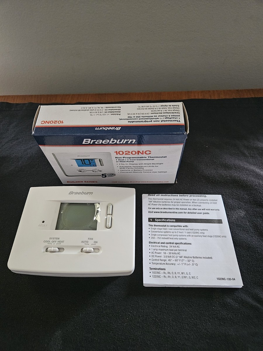 Heat Pump Braeburn Non Programmable Thermostat Braeburn Thermostat