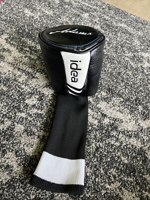 Adams Golf Idea Driver Black White Headcover  Socked Head Cover