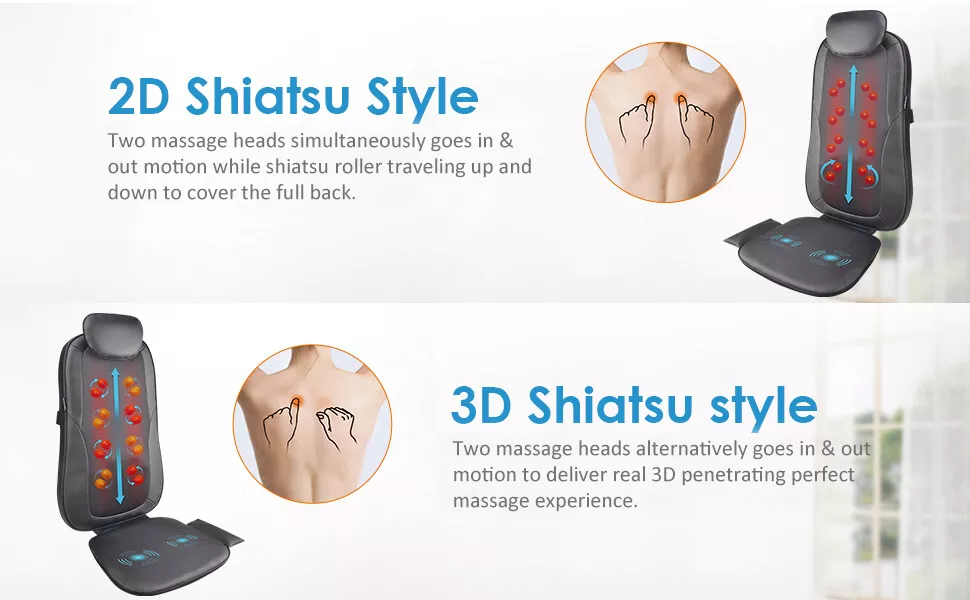 Snailax shiatsu massage cushion