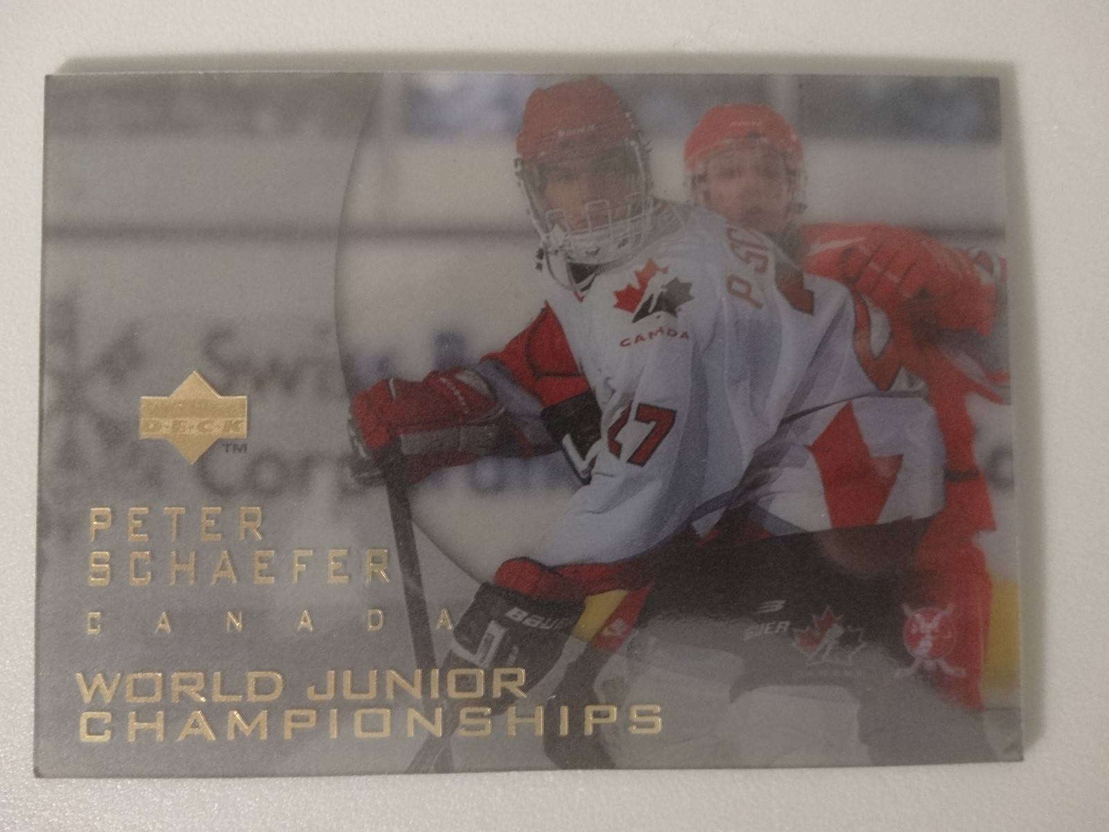 1996-97 Upper Deck Ice #135 Peter Schaefer Canada World Junior Hockey Card