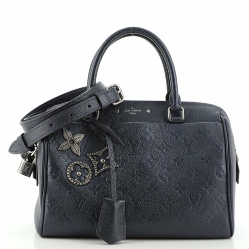Louis Vuitton Speedy Bandouliere NM Bag Pins Monogram Empreinte Leather 25  | eBay