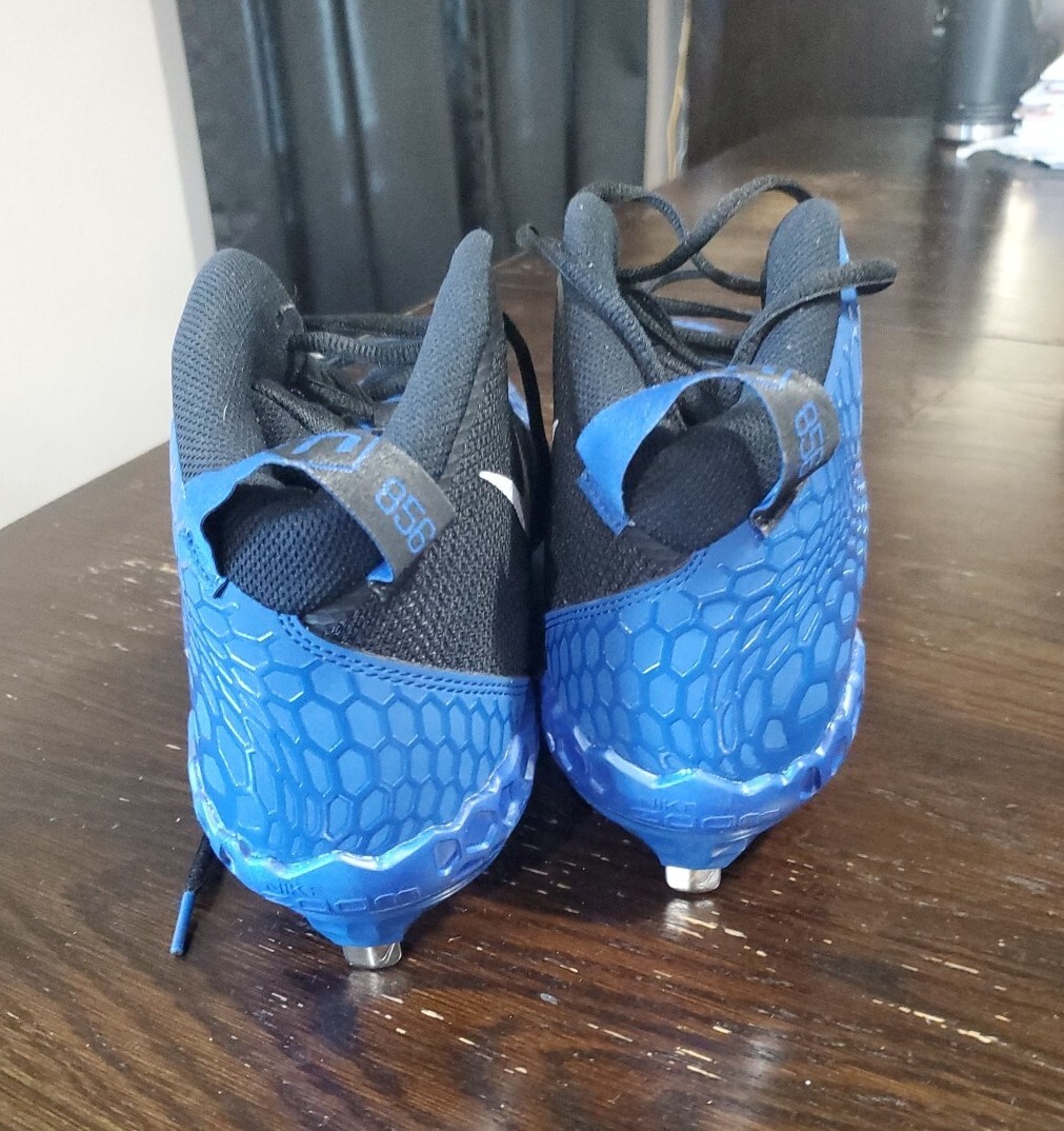 Nike Force Zoom Trout 5 Pro Gym Blue Baseball Cleats MLB AH3372