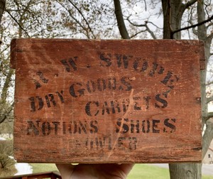 Antique Advertising Wood Egg Crate 1900-1925 Shoes Dry ...