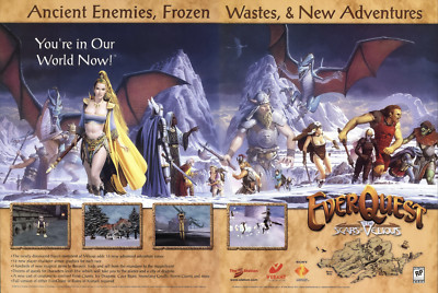 Everquest the Scars of Velious Expansion PC Game 13'' X 19'' Print Wall Poster
