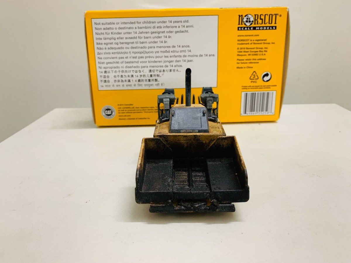 Norscot Cat AP600D Asphalt Paver Muddy Edition 1:50 Scale DieCast