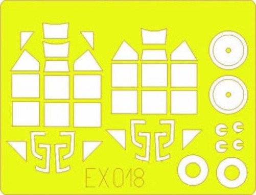 Eduard Accessories EX018 - 1:48 Bf 109F - Masking Foil - New