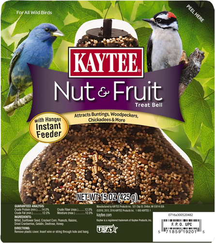 Wild Bird Nut & Fruit Seed Treat Bell
