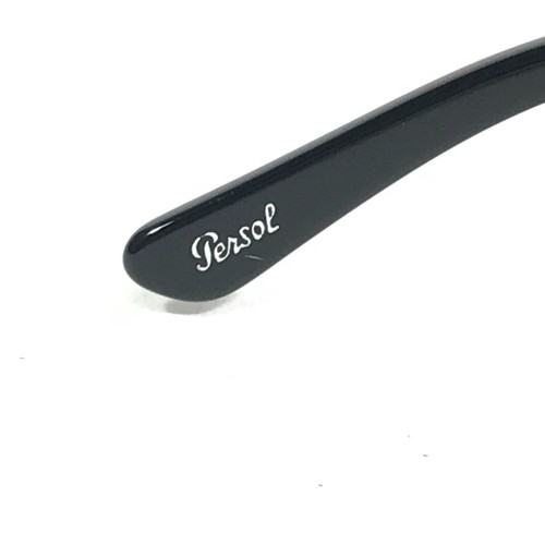 Persol Sunglasses 2966-S 95/58 Black Square Cat Eye Frames with Green Lenses - Picture 10 of 12