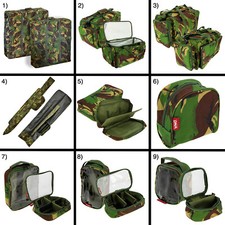 Fishing Tackle Carryall Holdall Bag Luggage Rod Pouches Buzz Bar DPM Camo Carp