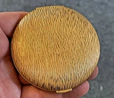 Vintage Charles of the Ritz Gold-Tone Powder Compact