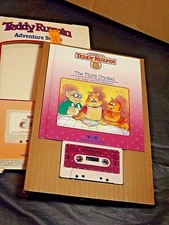 TEDDY RUXPIN BOOK/TAPE THE THIRD CRYSTAL IN BOX WORLDS OF WONDER