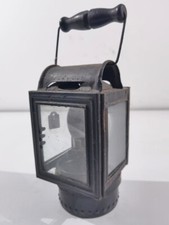 Einheitslaterne Stahl Wehrmacht. Originallack, ungereinigtes Stück, Funktion nic