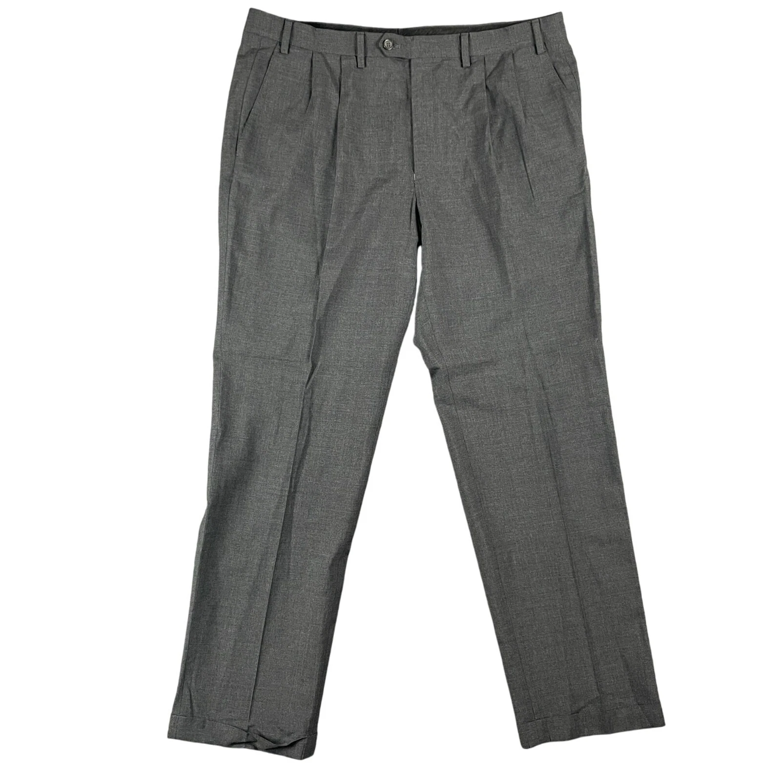 LRL Ralph Lauren Mens Pants Size 38X32 Gray Work Office Career Casual Minimal