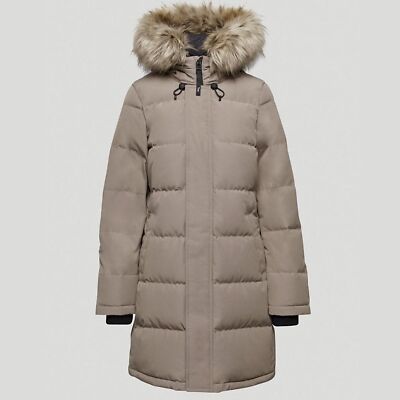 Aritzia Tna The Powder Parka Mid Length Jacket Modern Taupe Aritzia Tna The Powder Parka Mid Length Jacket Modern Taupe