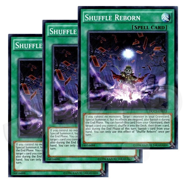 yugioh shuffle graveyard into deck Yugioh - Shuffle Reborn x 3 - DOCS - NM - Plus Free Holographic Card