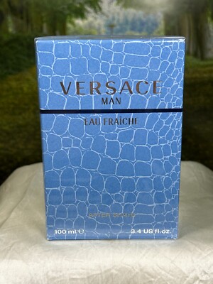 VERSACE MAN EAU FRAICHE 100ML AFTERSHAVE (NEW WITH BOX & SEALED)