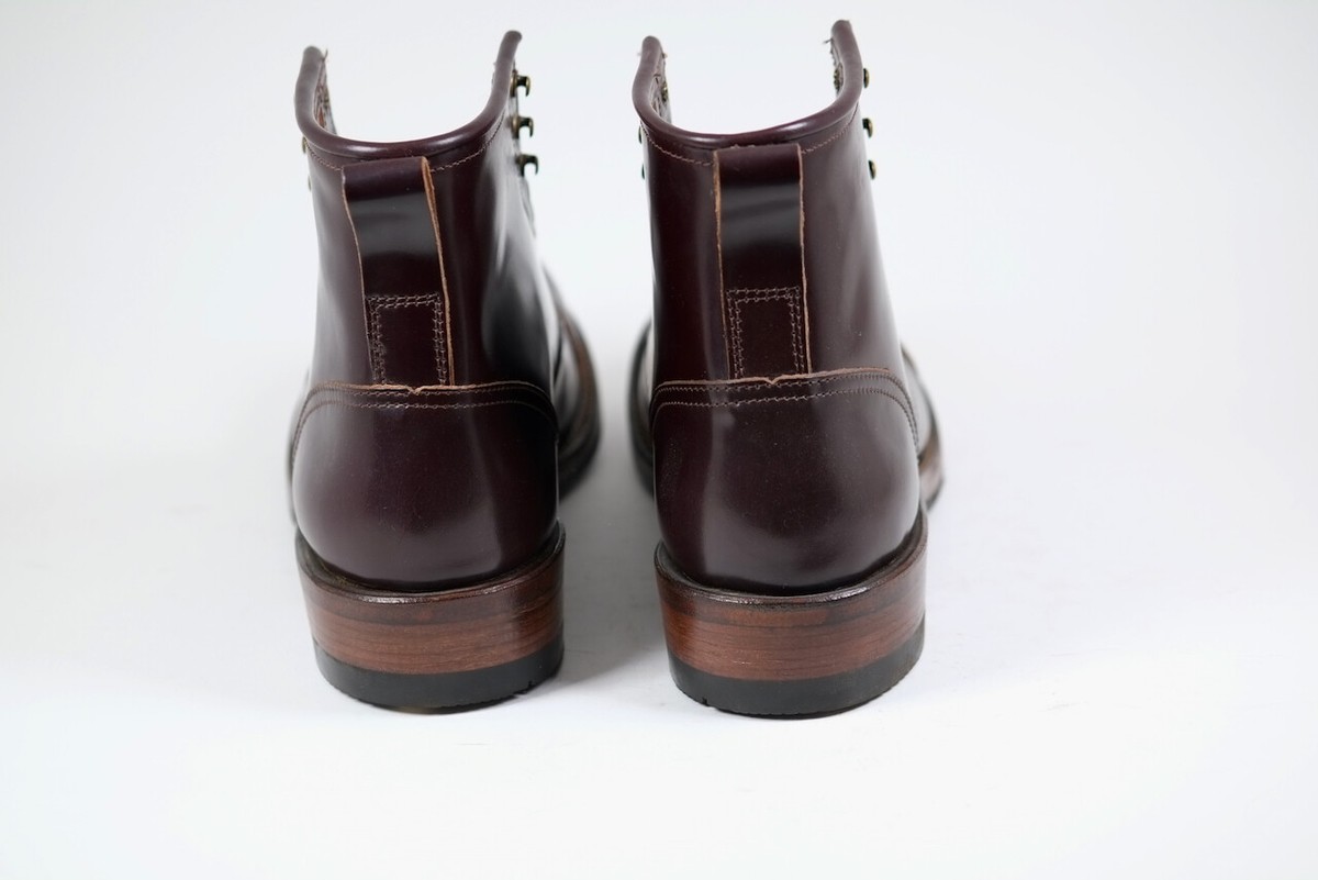 Julian Boots, Bowery Boot, Horween Shell Cordovan #8 Julian Boots, Bowery Boot, Horween Shell Cordovan #8