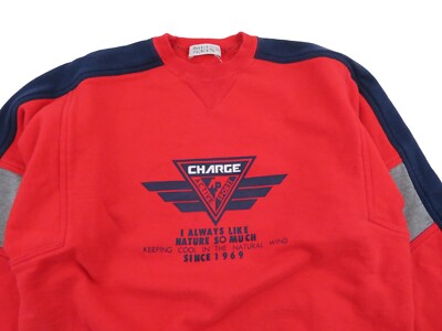 Vtg Arnold Palmer Renown 150 Charge Racing Sweatshirt Mens XS Red Crewneck 90s