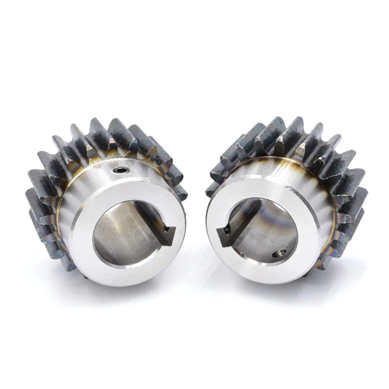 Gerade Stirnrad Zahnrad 45# Stahl 2 Modul 12-24 Zähne Motor Zahnräder - Bild 2 von 4