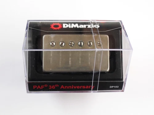 DiMarzio Regular Spaced PAF 36th Neck Humbucker W/Aged Nickel Cover DP103