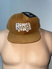 Trek Light Gear Corduroy Hat Cap Home Sweet Van Flat Brim Snapback