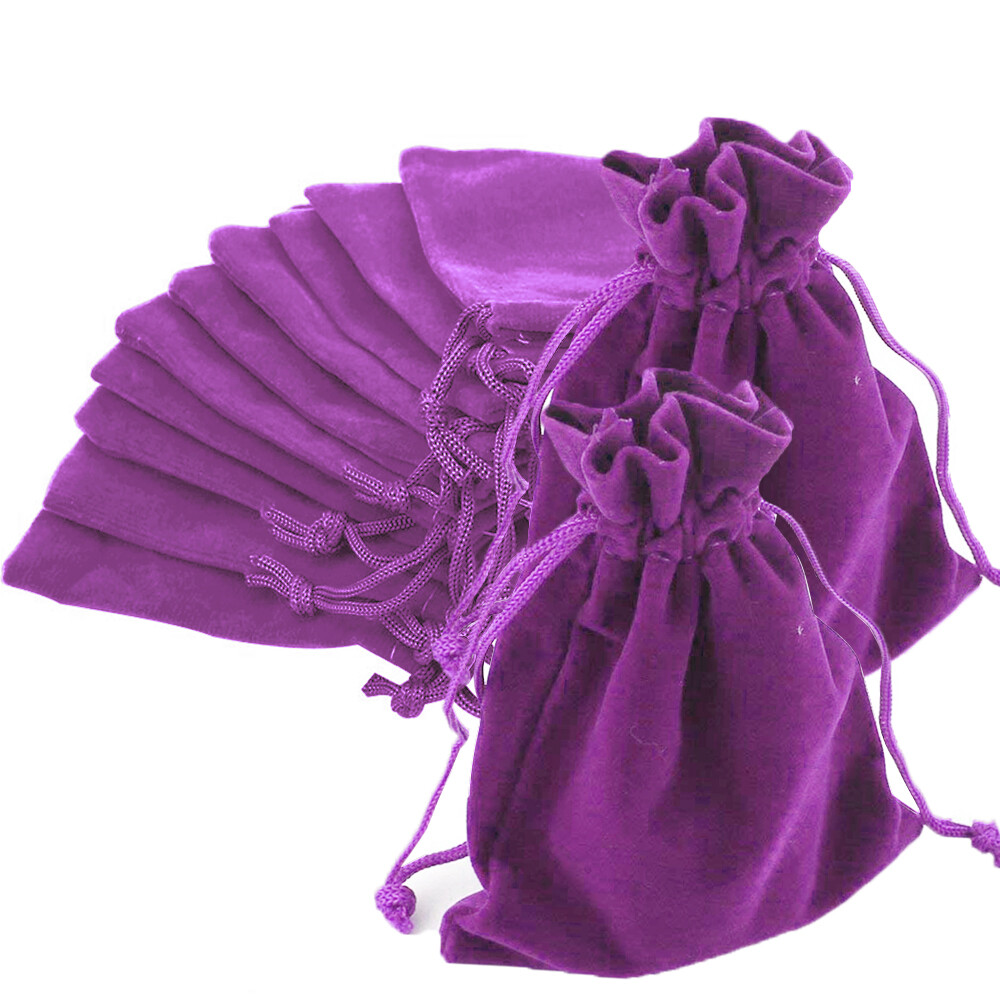10100pcs Velvet Drawstring Gift Bag Wedding Jewellery Candy Party Pouch Bags UK eBay