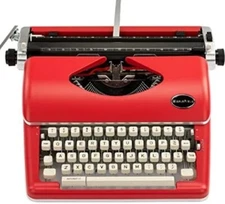Maplefield - Retro Manual Typewriter Red vintage Styled (Open Box)