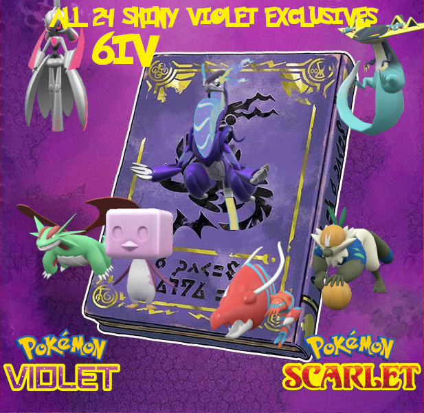 PokeMarkett - Buy Shiny Pokemon 6IV max EV, Scarlet & Violet