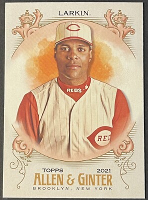 2021 Topps Allen & Ginter Base #78 Barry Larkin - Cincinnati Reds