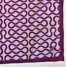 Vivienne Westwood Handkerchief/Scarf- 50cm- Squiggles - Purple/Lavender - RARITY