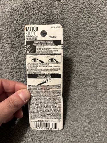 MAYBELLINE Tattoo Studio Sharpenable Eyeliner Pencil, 36 Hour 814 Blue Disco - Bild 2 von 2