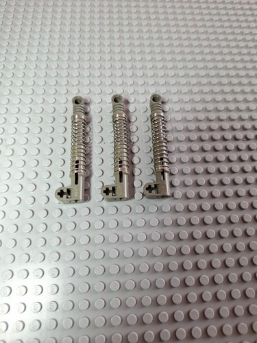 3x Lego Technic Stossdämpfer, Federbein Grau 2909. 9.5L