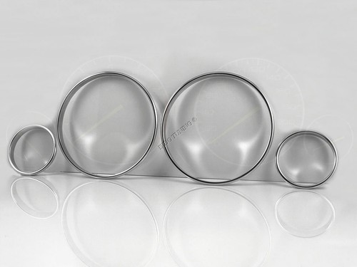 For Honda Accord Coupe Usa 94-97 Polished Aluminium Dial Surrounds Speedo Rings - Picture 2 of 5