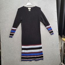 Anhtropologie Saturday Sunday Women Dress Small Black Parvati Sweater Midi