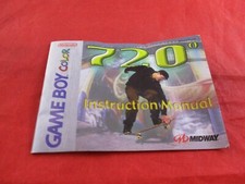 720 Nintendo Game Boy Color Instruction Manual Booklet ONLY