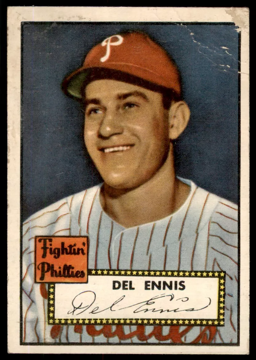 Del Ennis trading card