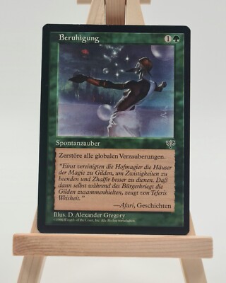 Beruhigung Trugbilder Magic Karte  MTG  deutsch (Tranquil Domain)