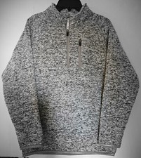 Boys Tweed Quarter Zip Fleece Pullover. Size L. Excellent Condition.