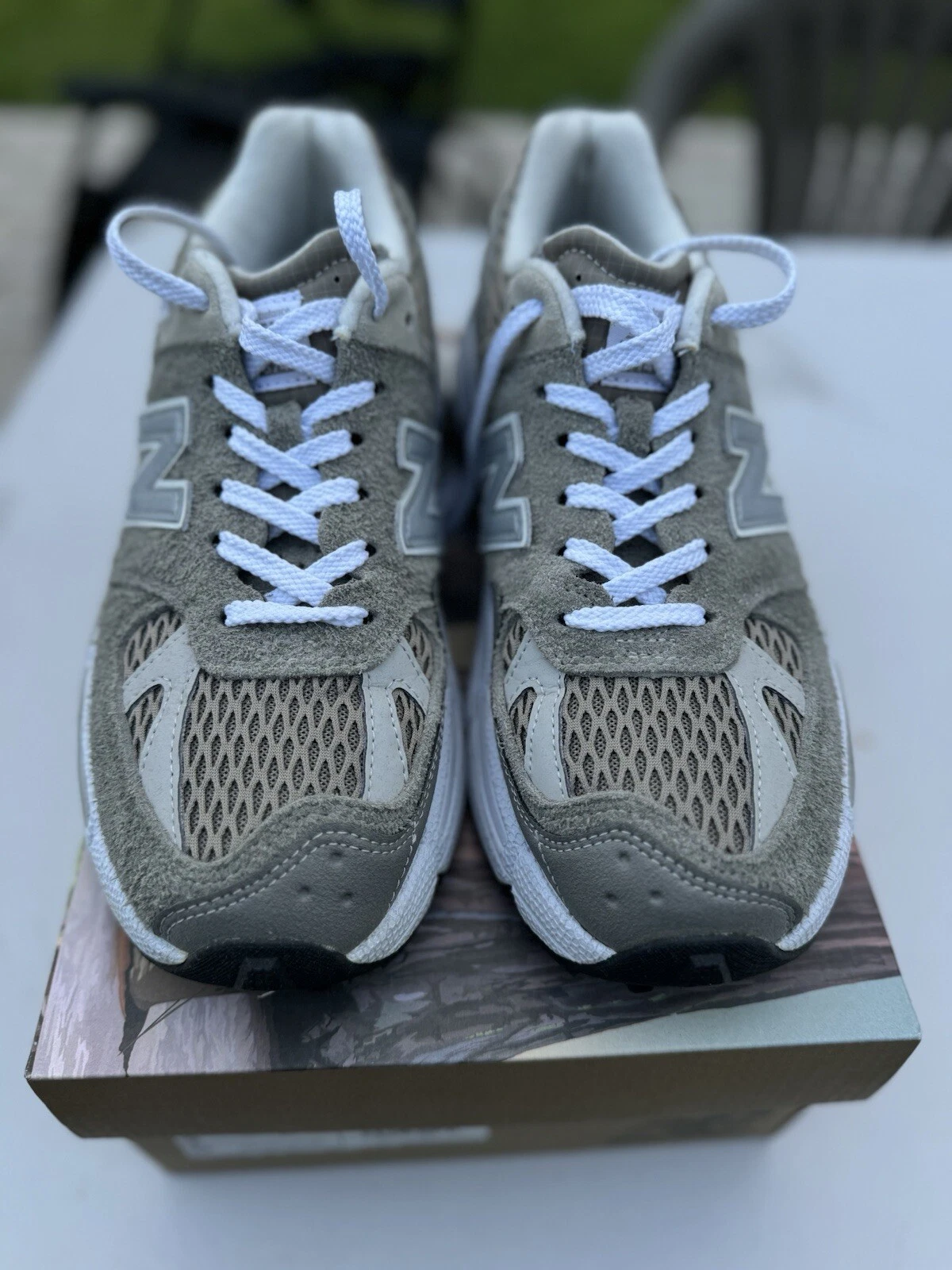 Pelle di squalo 100% autentica New Balance Salehe Bembury 547 taglia 9 usata